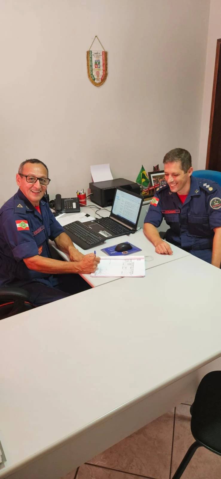 CBMSC: subtenente de Orleans se aposenta após 37 anos de serviços prestados à comunidade — foto 4