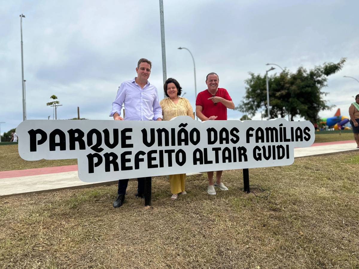 Altair Guidi é homenageado com o nome do primeiro parque municipal de Forquilhinha — foto 5