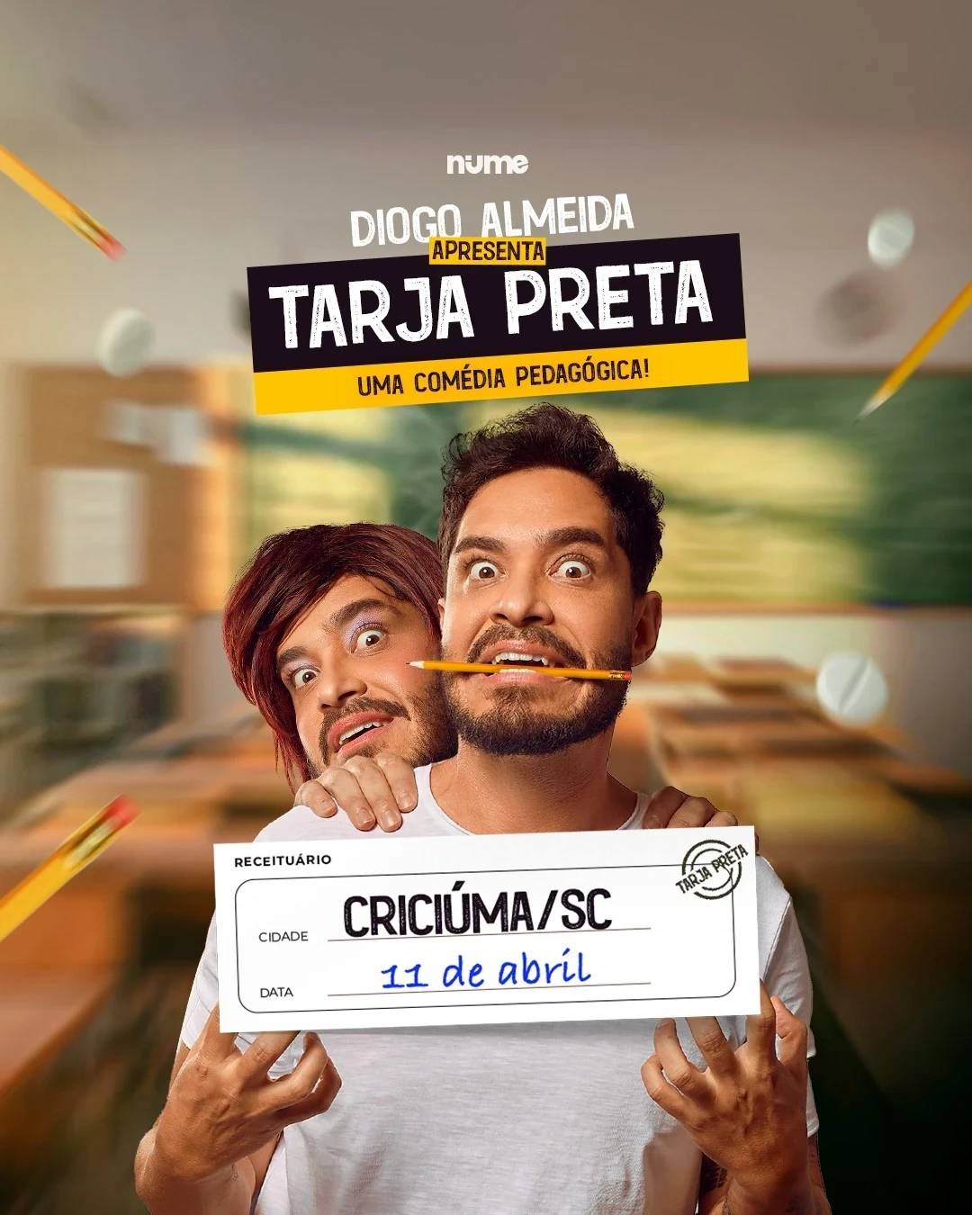 Humorista Diogo Almeida apresenta novo espetáculo em Criciúma — foto 1