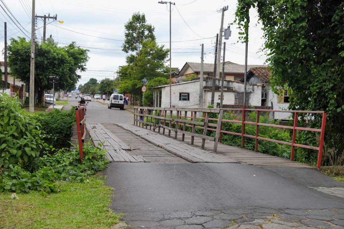 Criciúma: tráfego na ponte do bairro São Francisco é liberado após restauração — foto 1