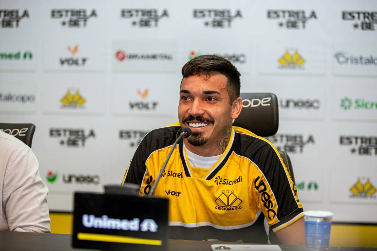 Gui Lobo se emociona em sua apresentação no Tigre e afirma: ‘é uma honra vestir esta camisa'’ — foto 2