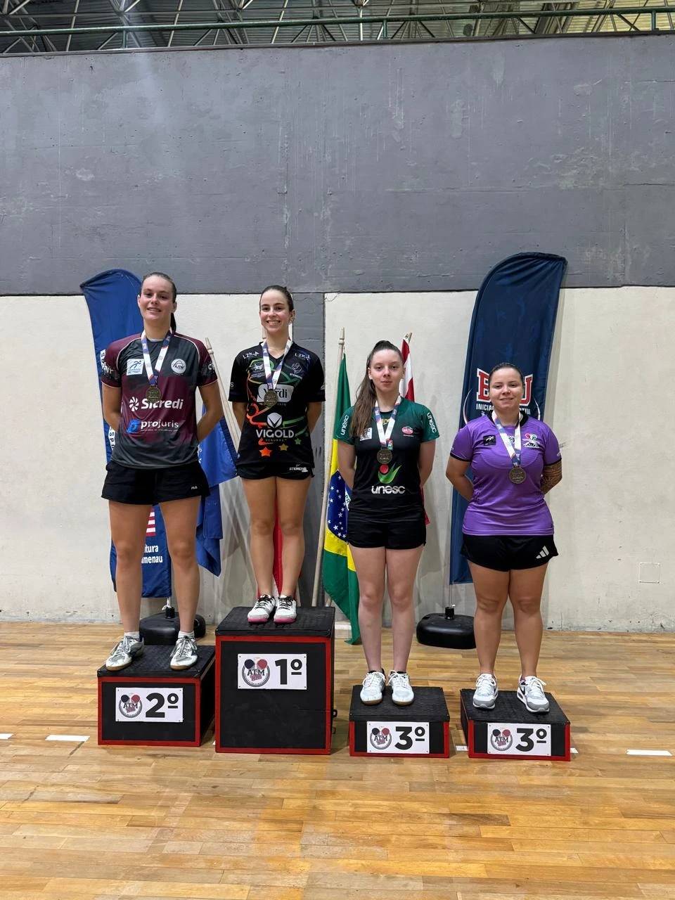 Tênis de Mesa: atletas de Criciúma conquistam cinco medalhas no estadual — foto 2