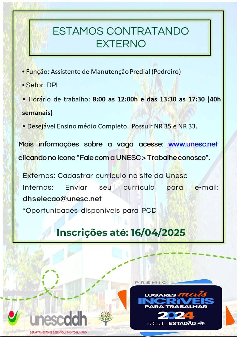 Vagas de emprego no Sul de Santa Catarina — foto 1