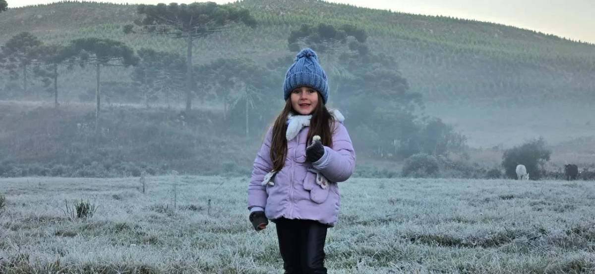São Joaquim amanhece coberta de geada e registra a menor temperatura do ano — foto 2