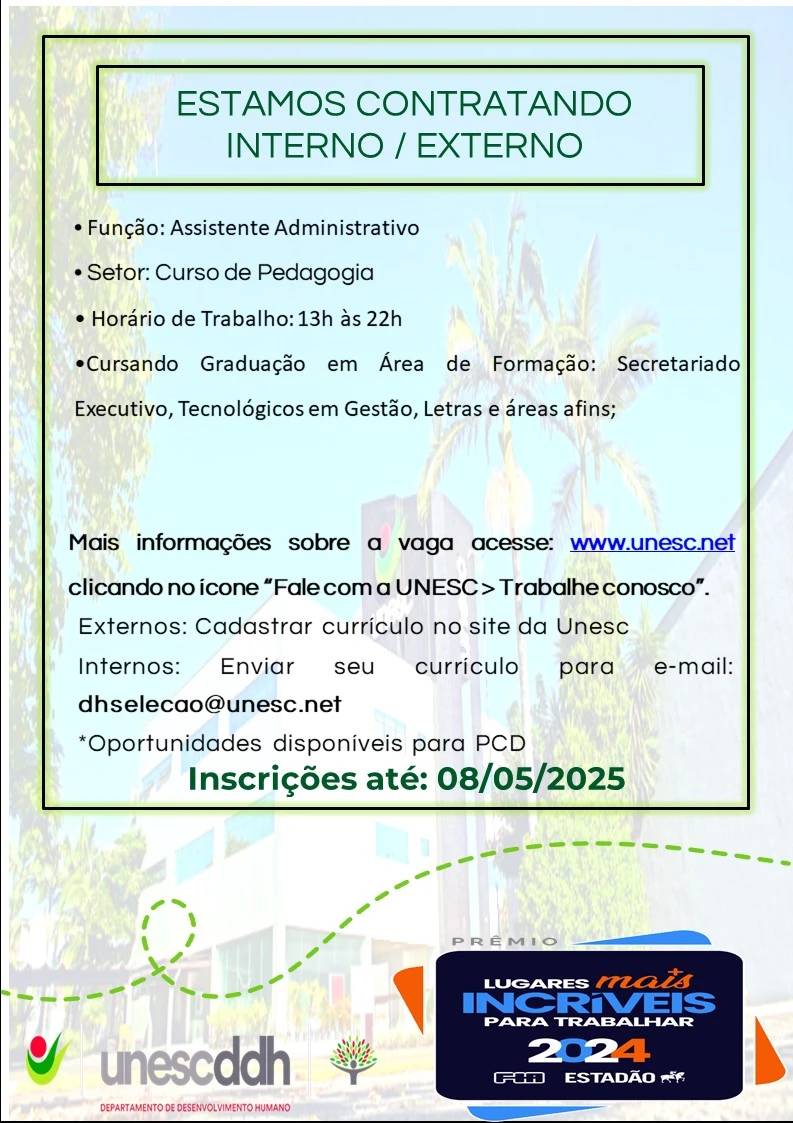 Vagas de emprego no Sul de Santa Catarina — foto 1