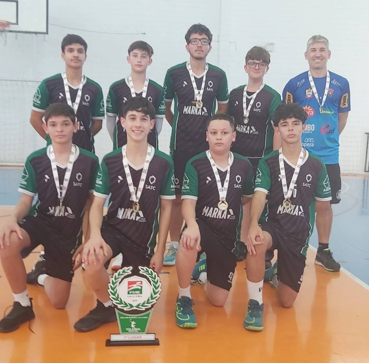 Colégio Satc é campeão de voleibol masculino nos Jogos Escolares — foto 1