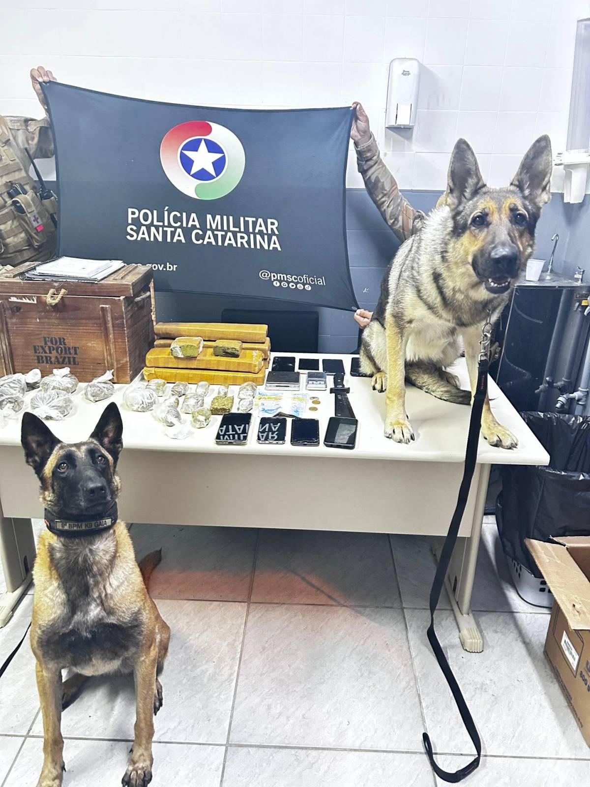 Cinco pessoas são presas por tráfico de drogas em Urussanga — foto 1