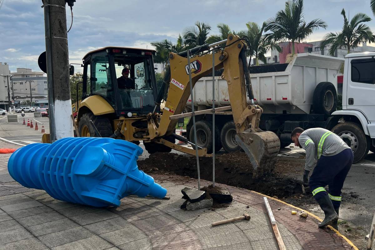Samae de Morro da Fumaça dá início a nova etapa da obra de implantação da rede de esgotamento sanitário — foto 3
