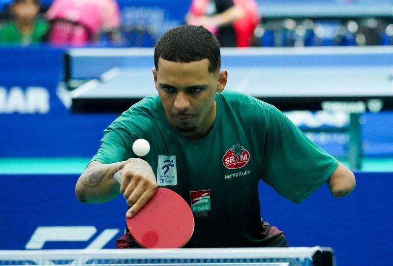 Técnico e atleta do tênis de mesa de Criciúma disputam duas etapas do Mundial — foto 1