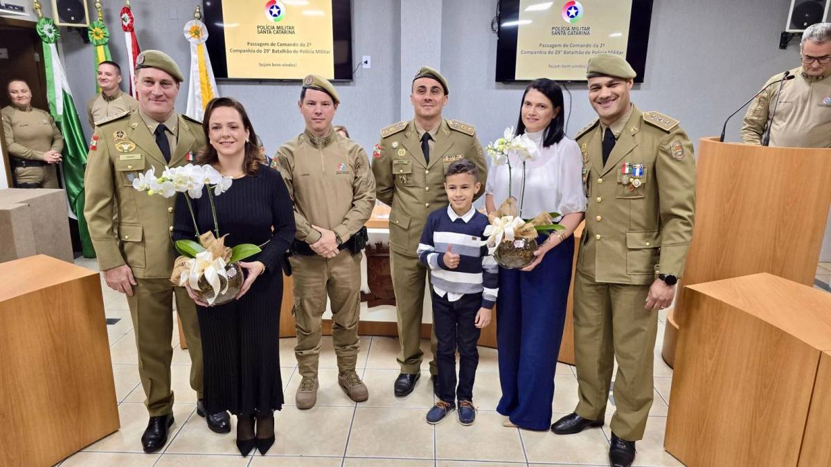 Polícia Militar de Urussanga tem novo comandante — foto 3