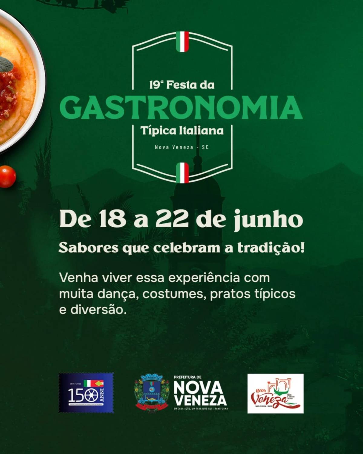 Festa da Gastronomia: cerca de 150 mil pessoas são esperadas em Nova Veneza — foto 1