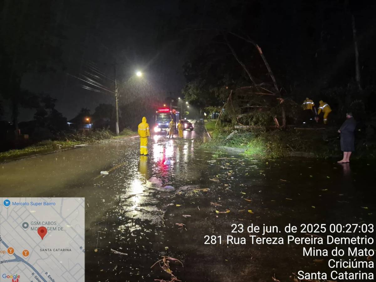 Volume de chuva surpreende e mês de junho deve fechar acima da média em Criciúma — foto 1