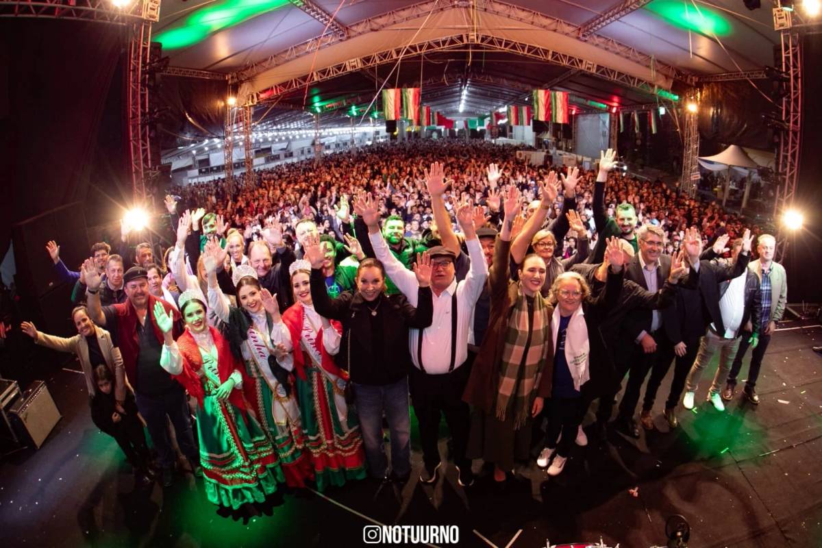 Festa da Gastronomia registra público de 150 mil pessoas e supera expectativas em Nova Veneza — foto 3