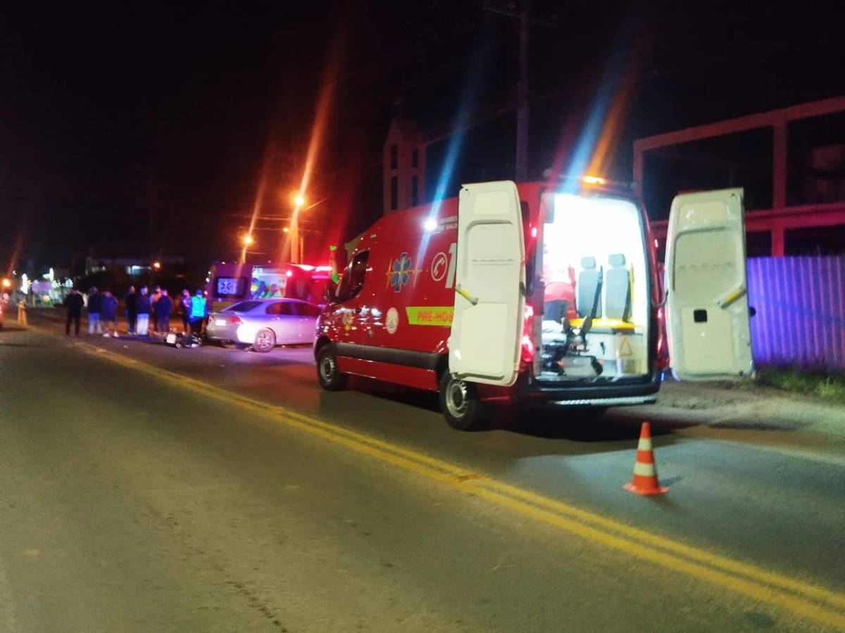 Motociclista morre após colisão contra carro na SC-445 — foto 1