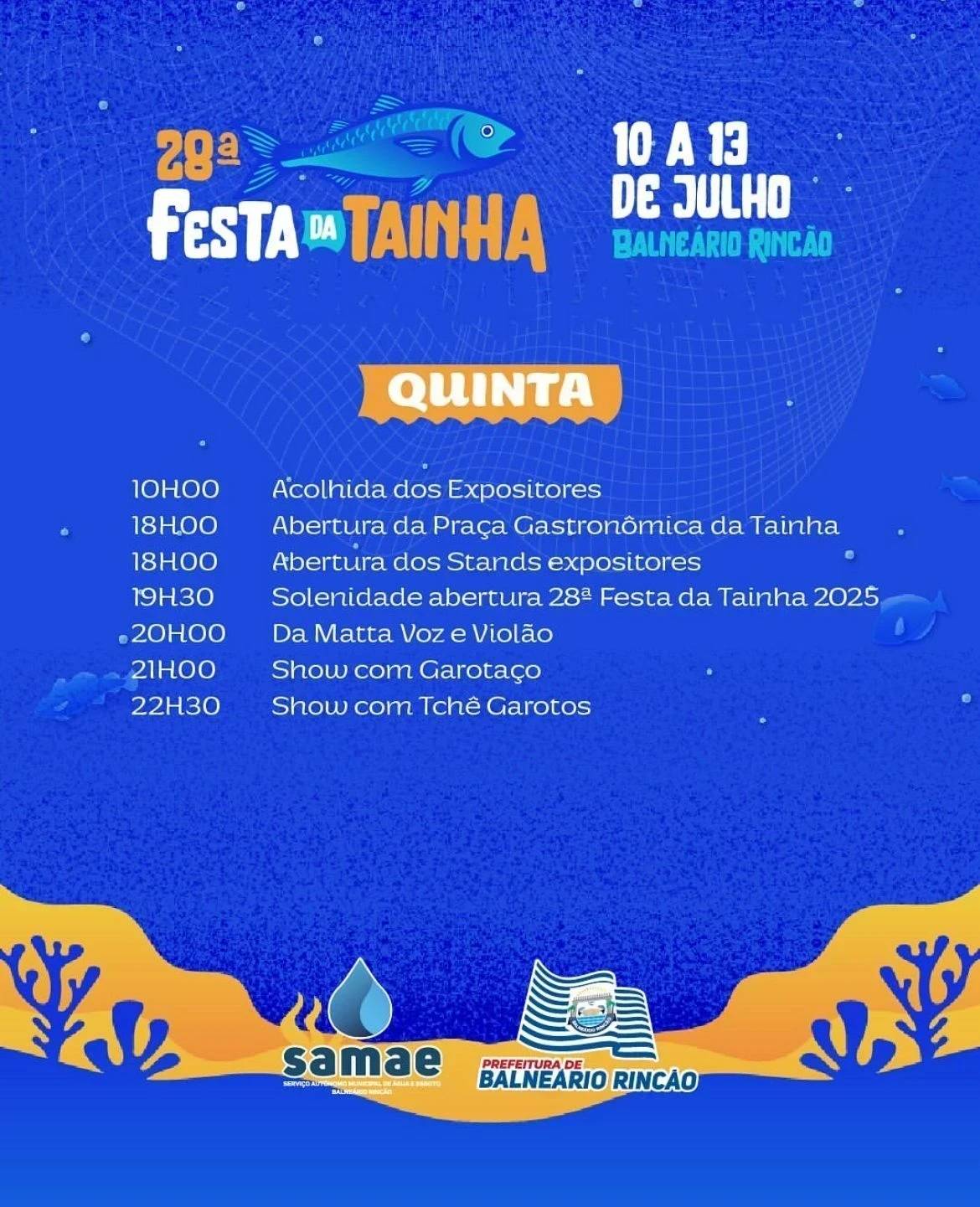 Festa da Tainha começa hoje com show nacional e destaque para gastronomia — foto 1