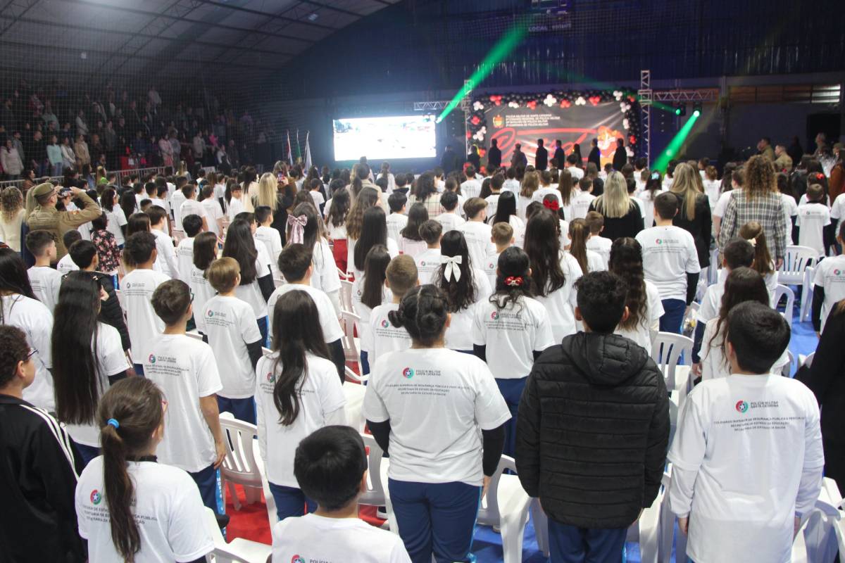 Com participação da comunidade, 290 alunos se formam no Proerd em Morro da Fumaça — foto 4