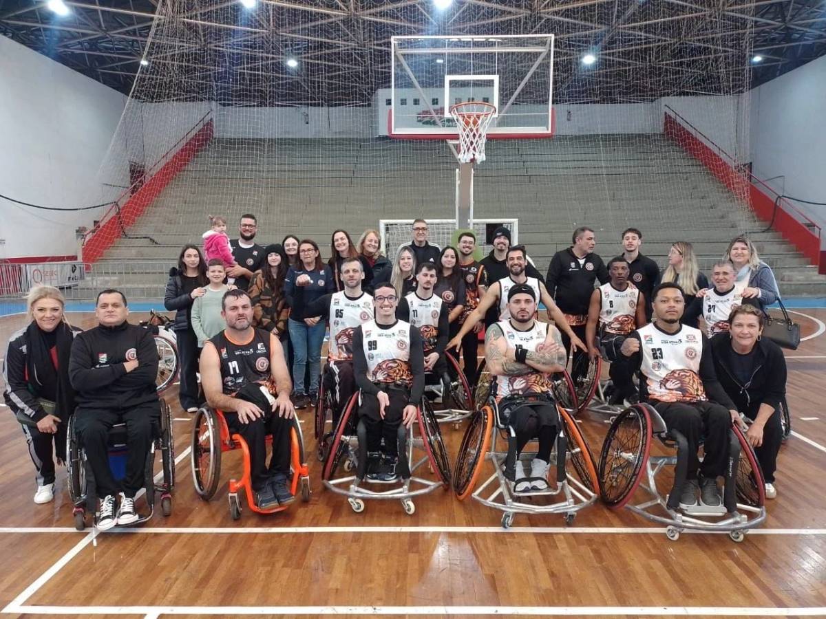 Criciúma vence o Concórdia no Estadual de Basquete em Cadeira de Rodas — foto 1