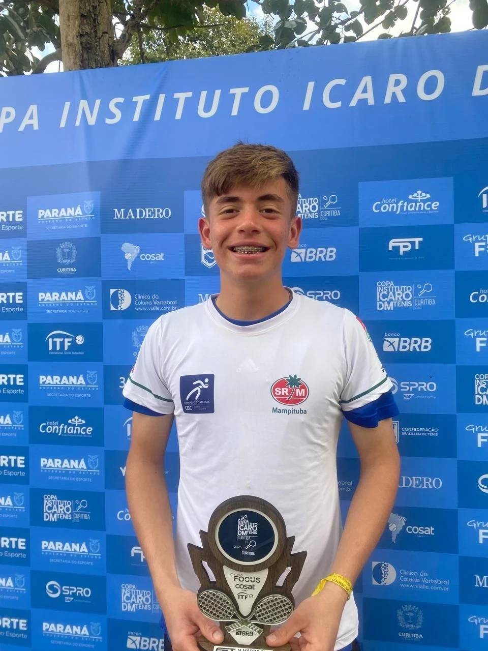 Tenista da FME Criciúma conquista título sul-americano — foto 1