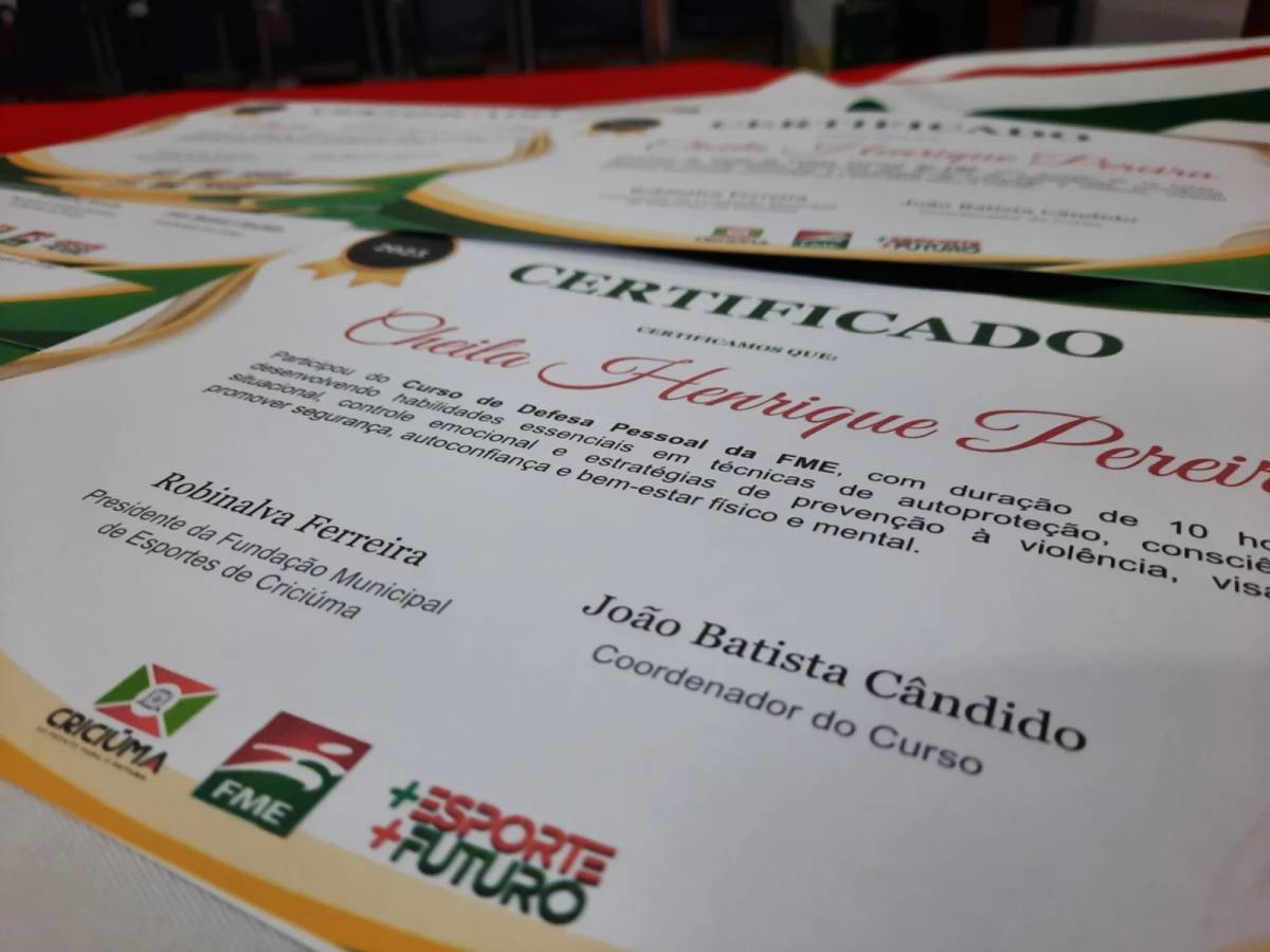 Concluída a terceira turma do curso de defesa pessoal para mulheres em Criciúma — foto 4