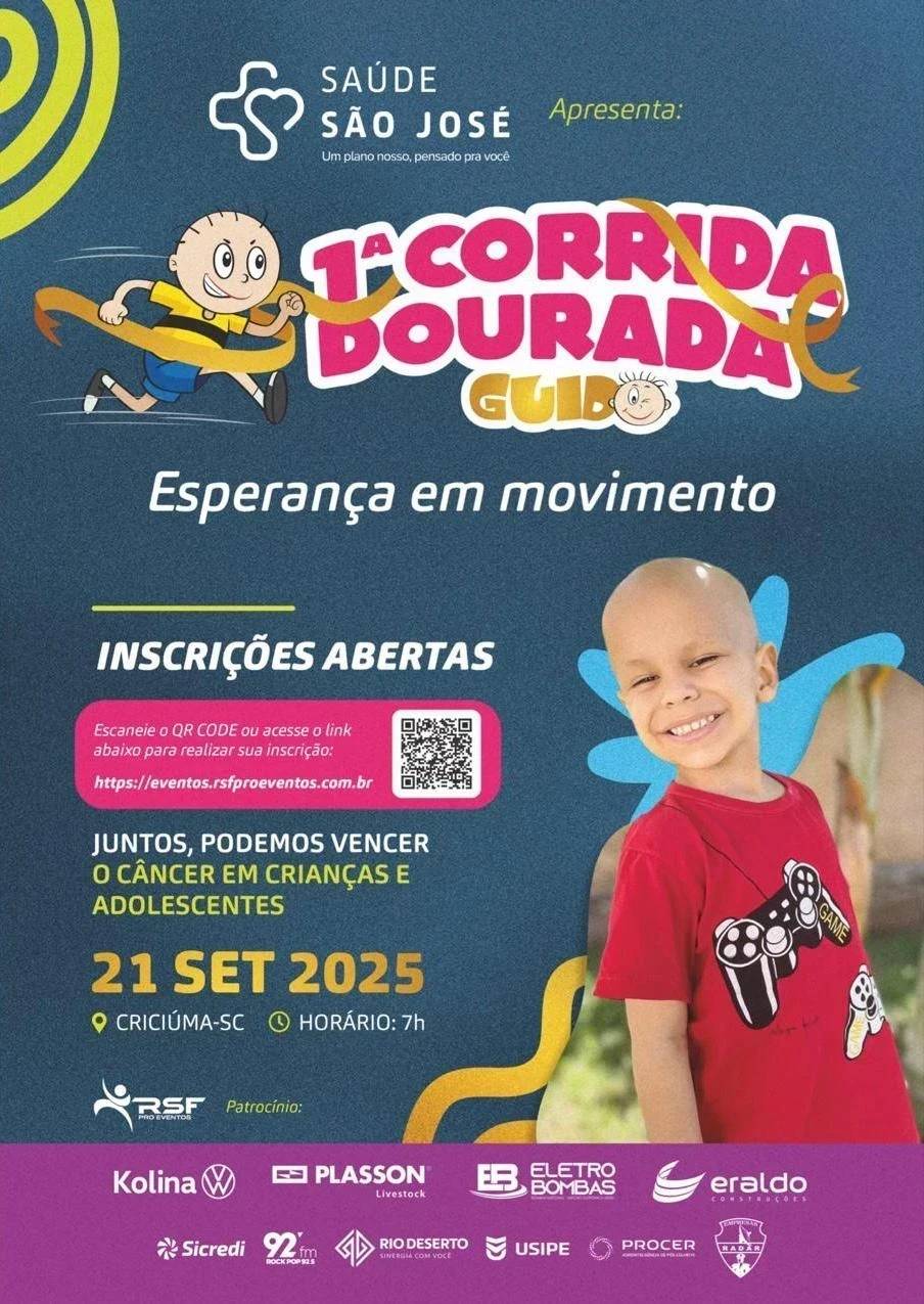 Esperança em movimento: Casa Guido promove corrida solidária em Criciúma — foto 1