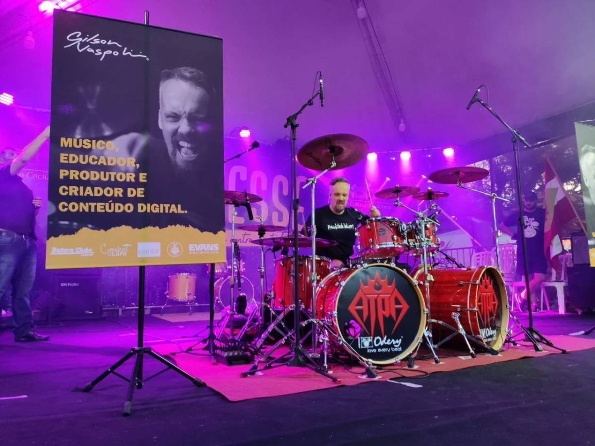 Baterista, produtor e youtuber: o som plural de um criciumense apaixonado pela música — foto 3