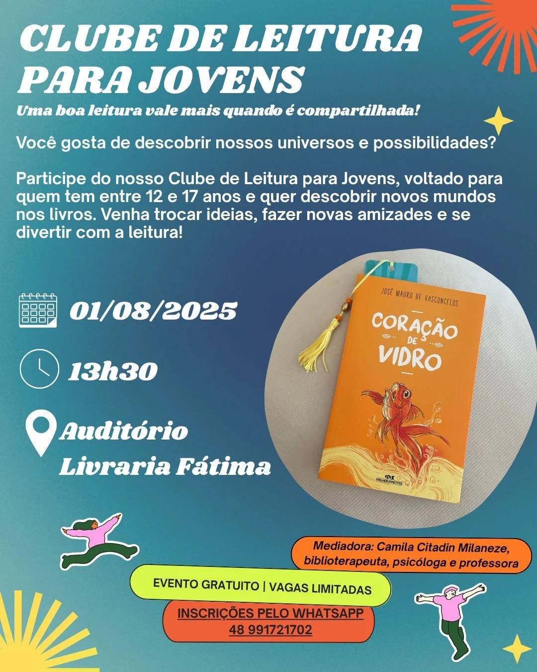 Criciúma ganha clube de leitura gratuito voltado para adolescentes — foto 1