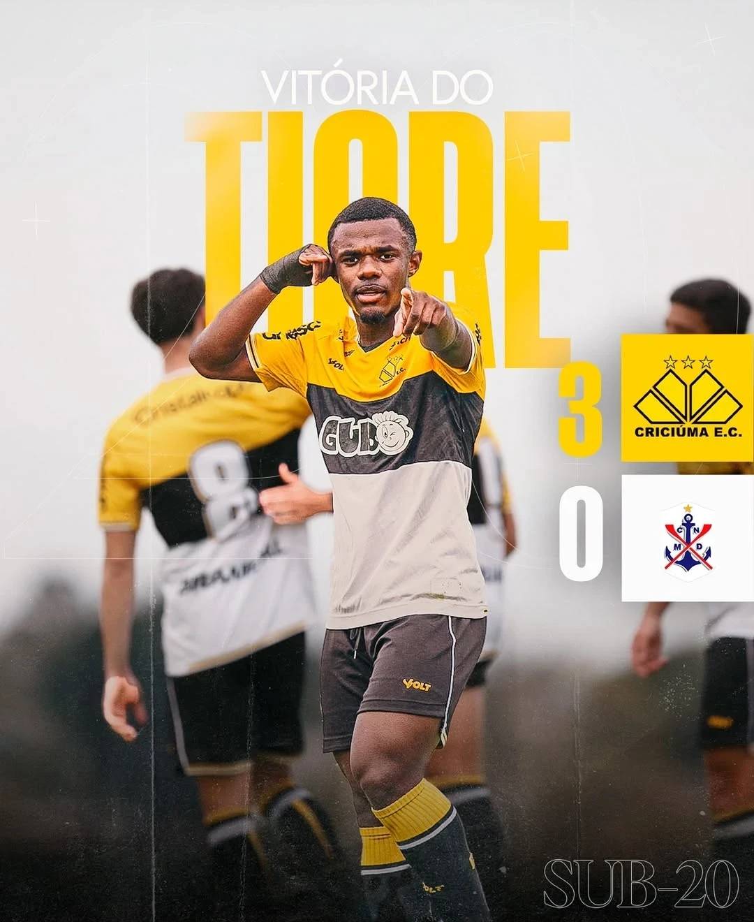 Sub-20: Tigre encerra com vitória a última rodada da primeira fase do Catarinense — foto 1
