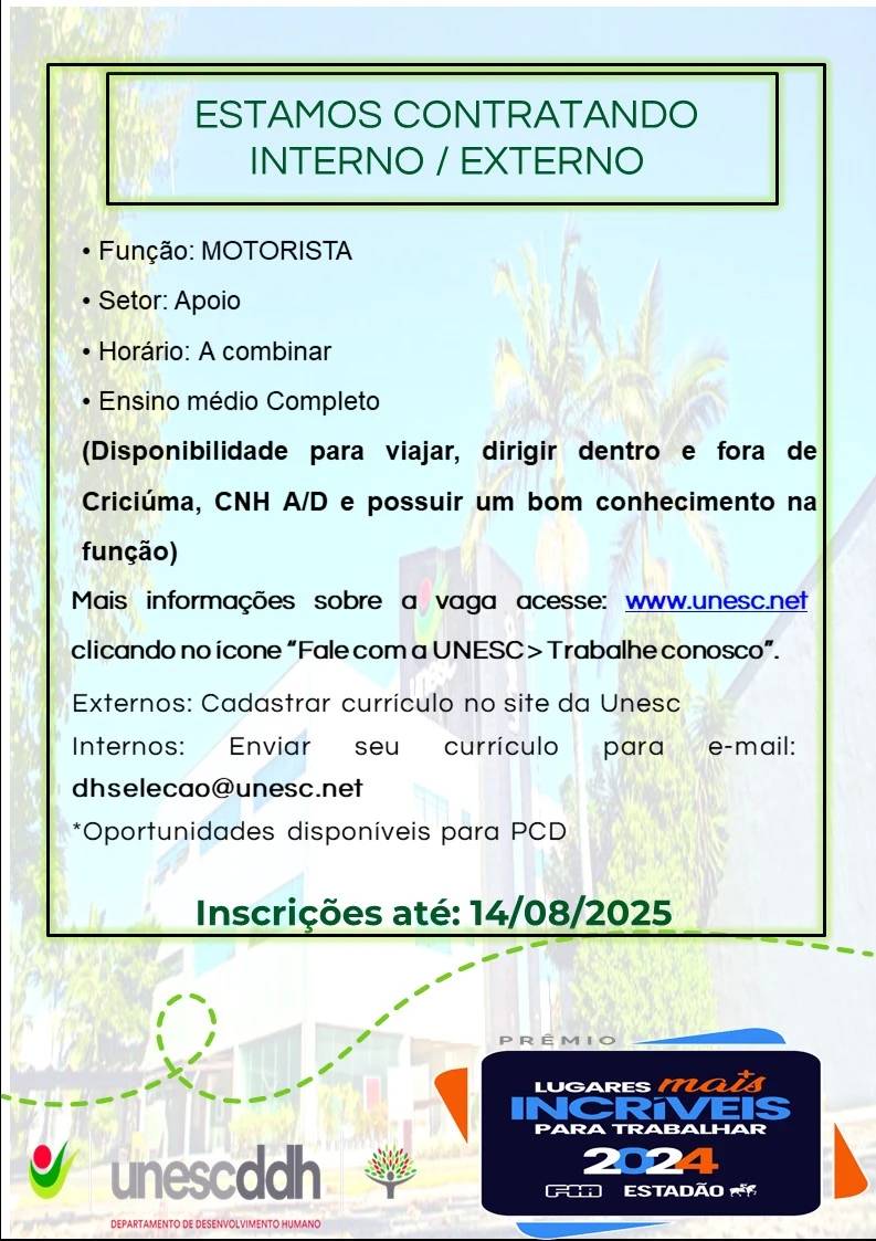 Vagas de emprego no Sul de Santa Catarina — foto 8