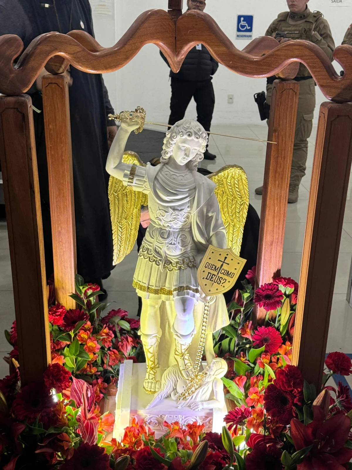 Diocese de Criciúma acolhe imagem peregrina de São Miguel Arcanjo — foto 1
