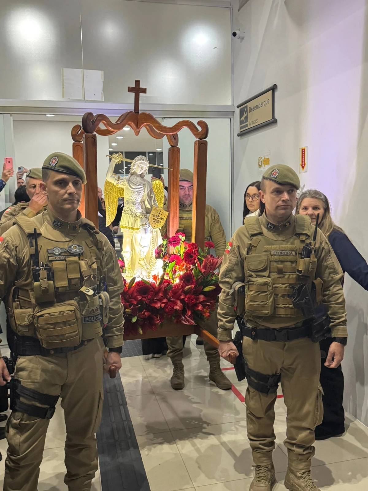 Diocese de Criciúma acolhe imagem peregrina de São Miguel Arcanjo — foto 2