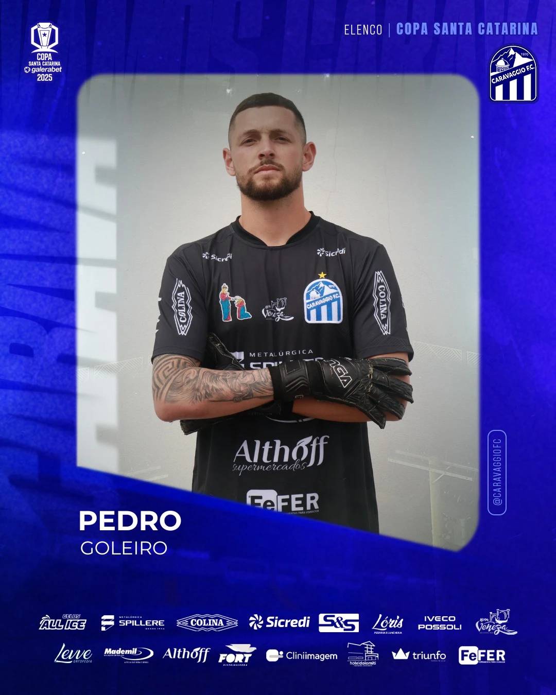 Caravaggio anuncia goleiros para a Copa Santa Catarina — foto 2
