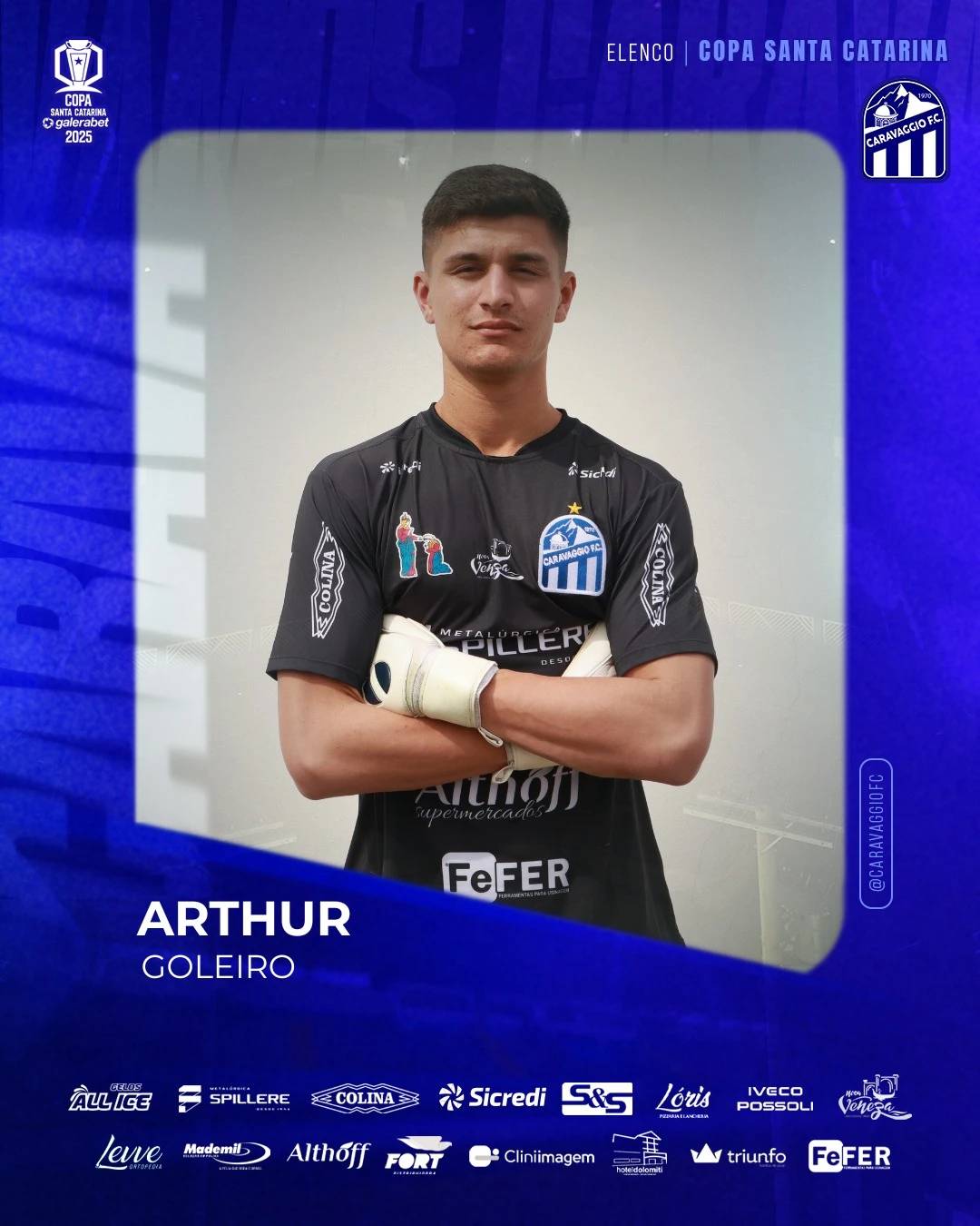 Caravaggio anuncia goleiros para a Copa Santa Catarina — foto 3