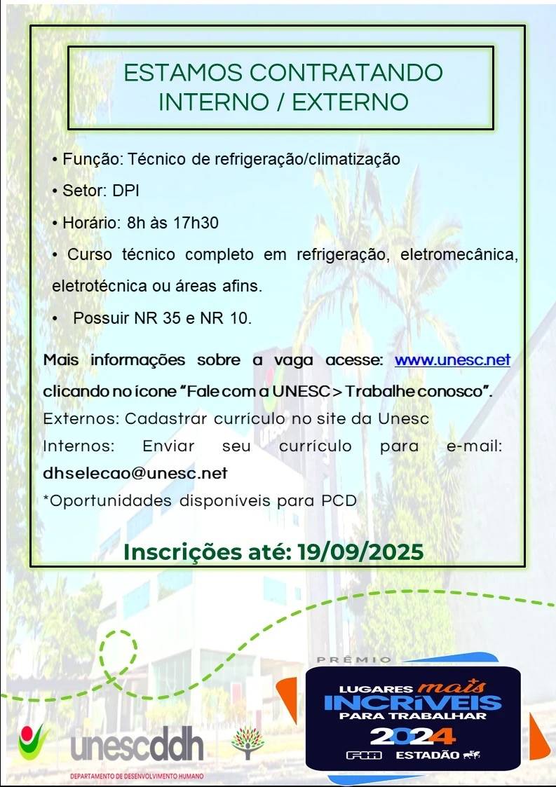 Vagas de emprego no Sul de Santa Catarina — foto 1