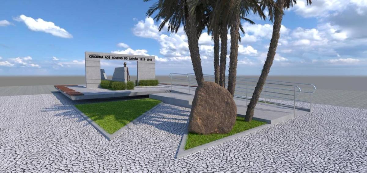 Monumento do Mineiro passa por revitalização em Criciúma — foto 3