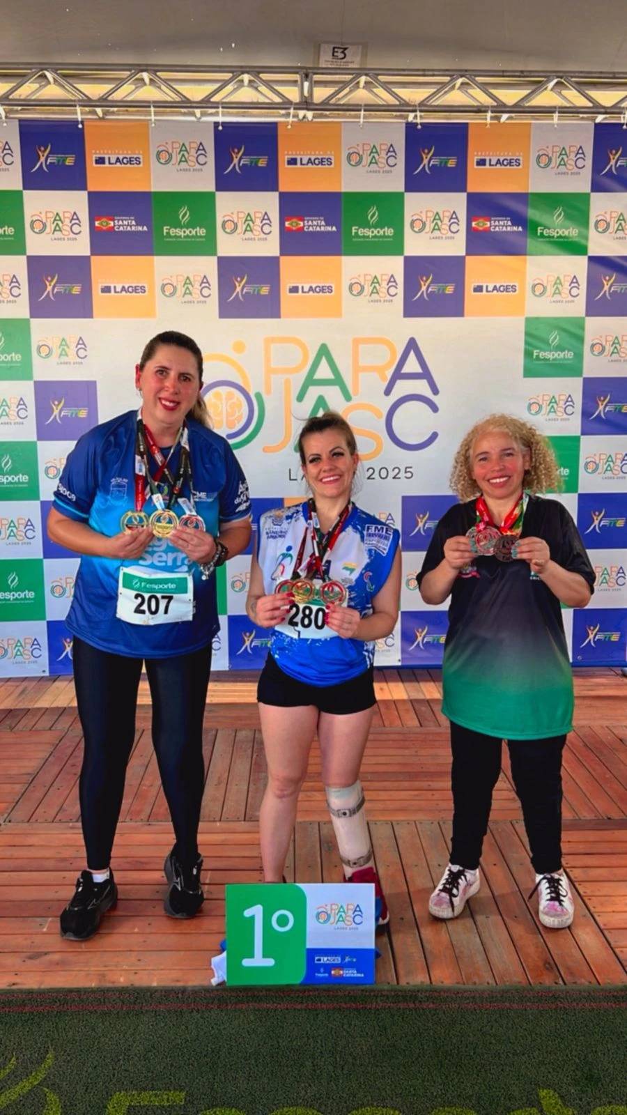 Atleta de Criciúma conquista melhor marca do ano e ouro no Parajasc — foto 2
