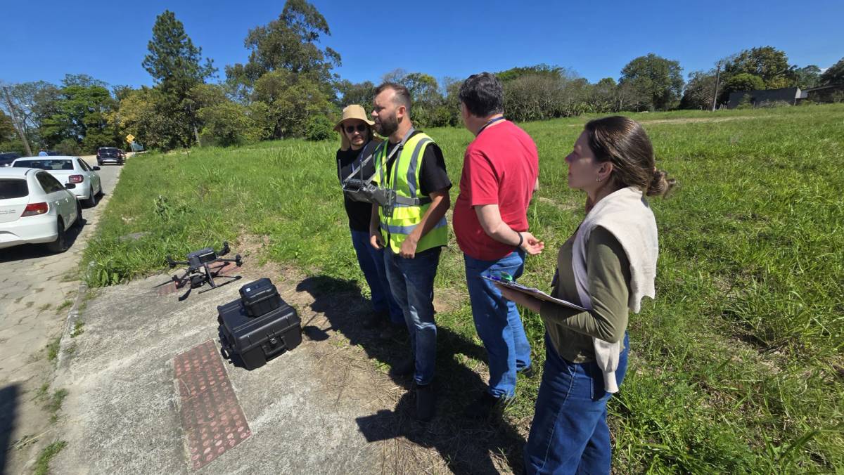 Georreferenciamento avança para etapa de perfilamento a laser de terrenos e superfícies — foto 1