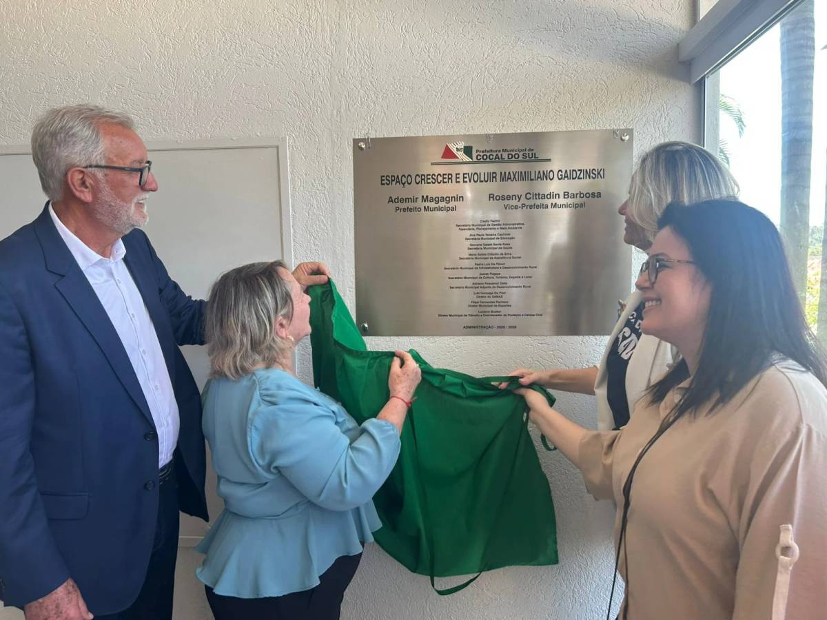 Cocal do Sul inaugura o primeiro centro terapêutico público multiprofissional do Sul de SC — foto 1