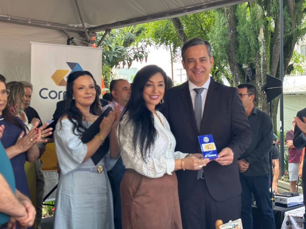 Selo postal especial dos Correios é lançado durante a comemoração de emancipação de Criciúma — foto 9
