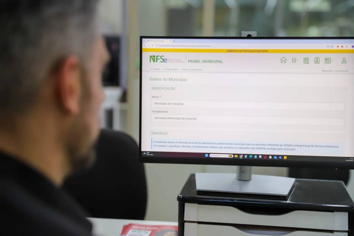 Criciúma adota sistema nacional de emissão de notas fiscais eletrônicas de serviço — foto 2
