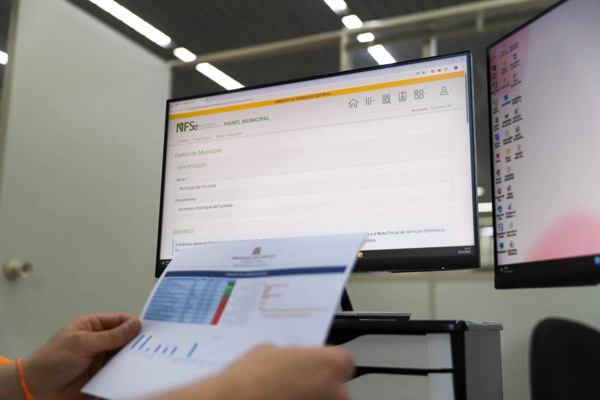Criciúma adota sistema nacional de emissão de notas fiscais eletrônicas de serviço — foto 1