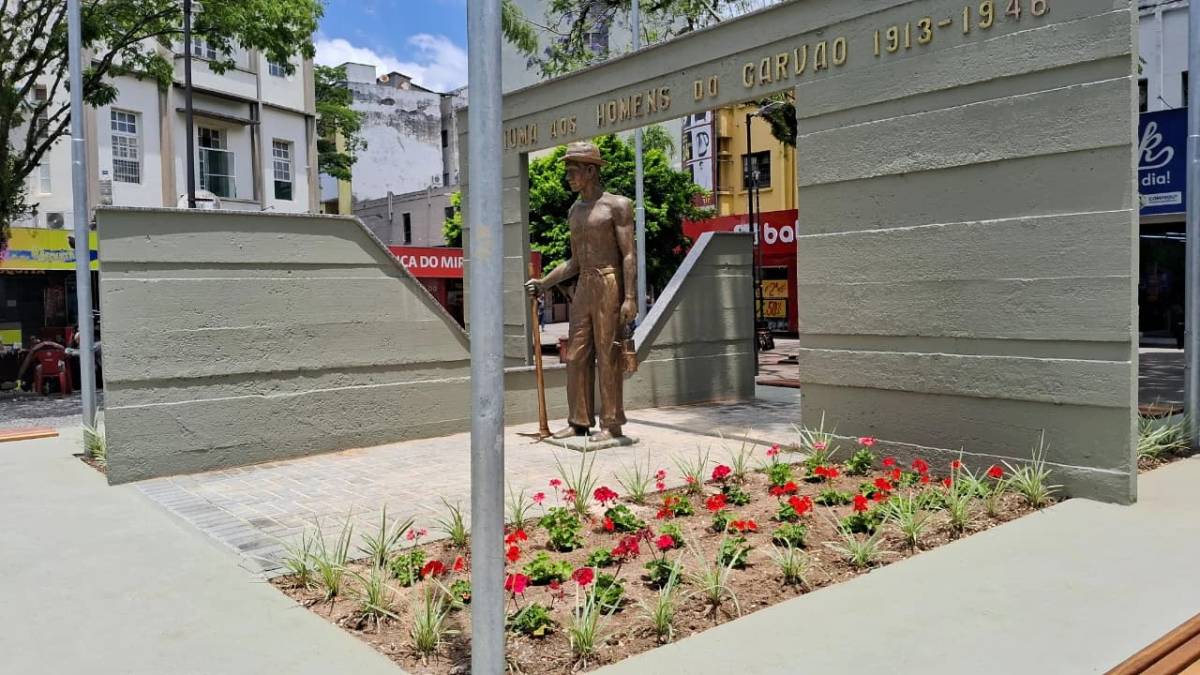 Obra do Monumento do Mineiro será entregue nesta semana em Criciúma — foto 1