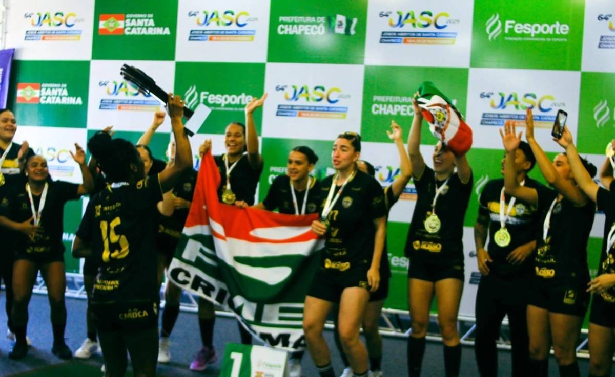Criciúma encerra o Jasc com títulos no futebol e no handebol feminino — foto 1