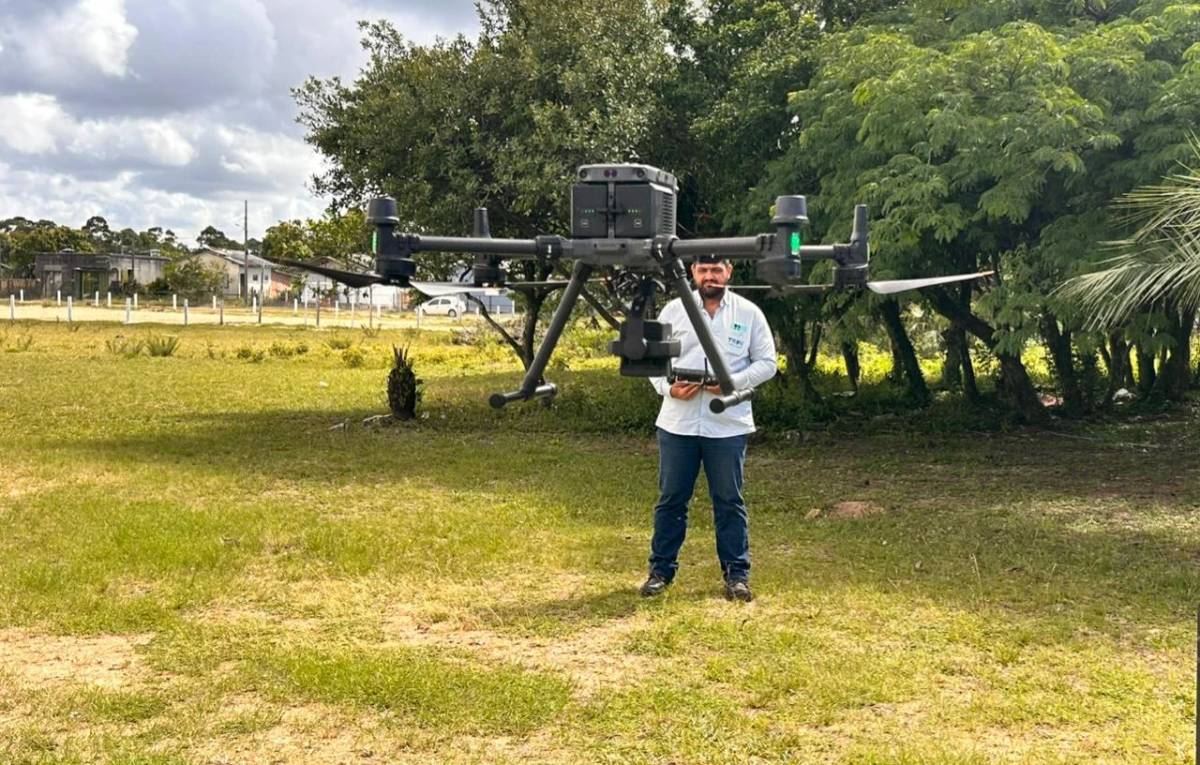 Prefeitura do Balneário Rincão utiliza drones para mapeamento de ruas — foto 1