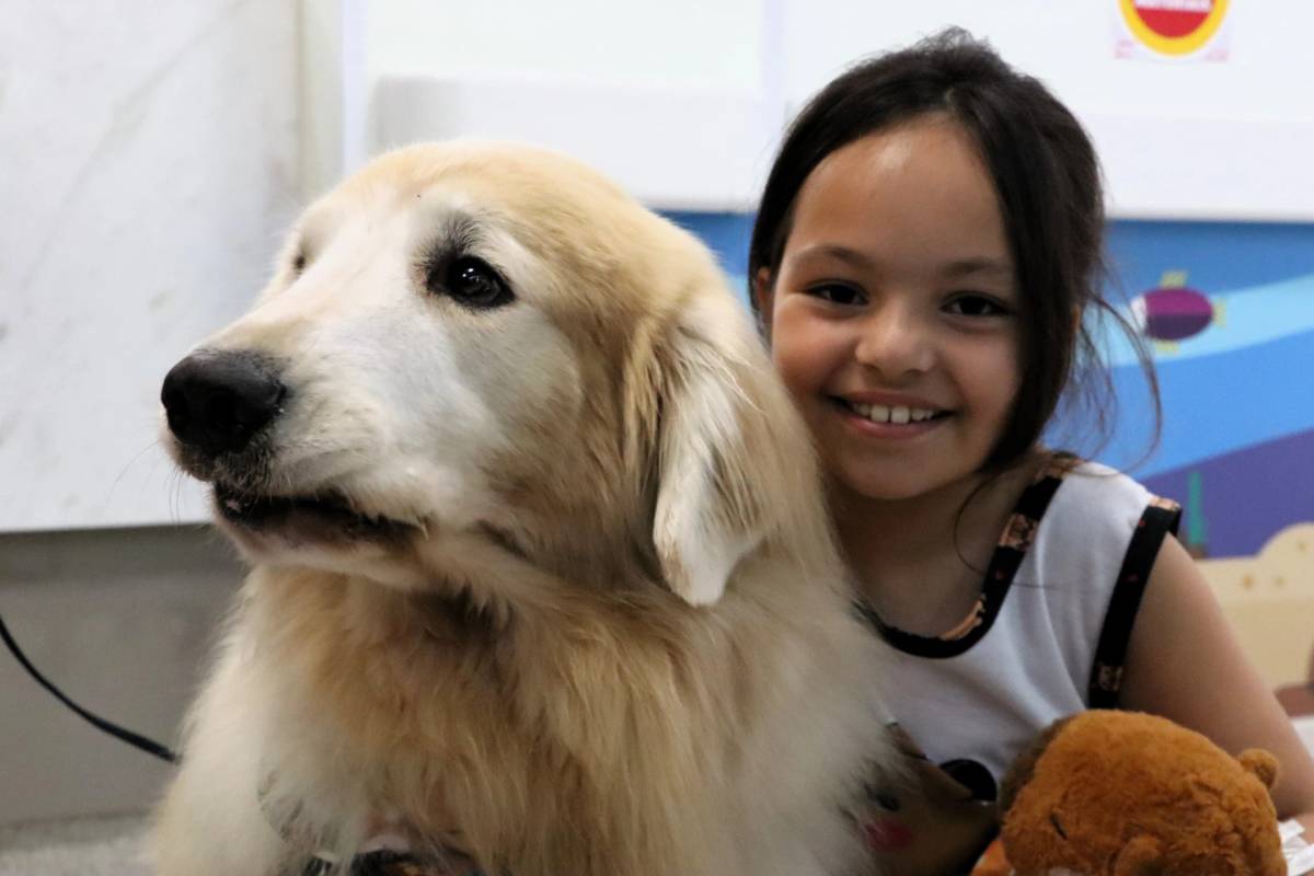 Pet Terapia transforma o dia de crianças internadas em hospital de Criciúma — foto 2