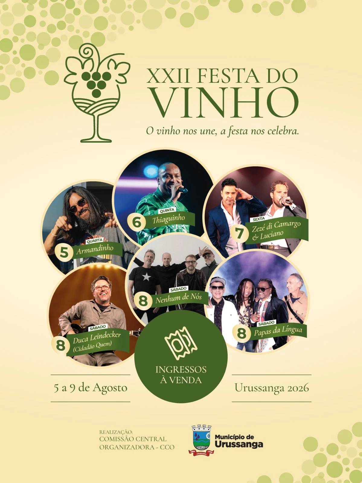 Ingressos e passaportes para a Festa do Vinho já estão à venda — foto 1