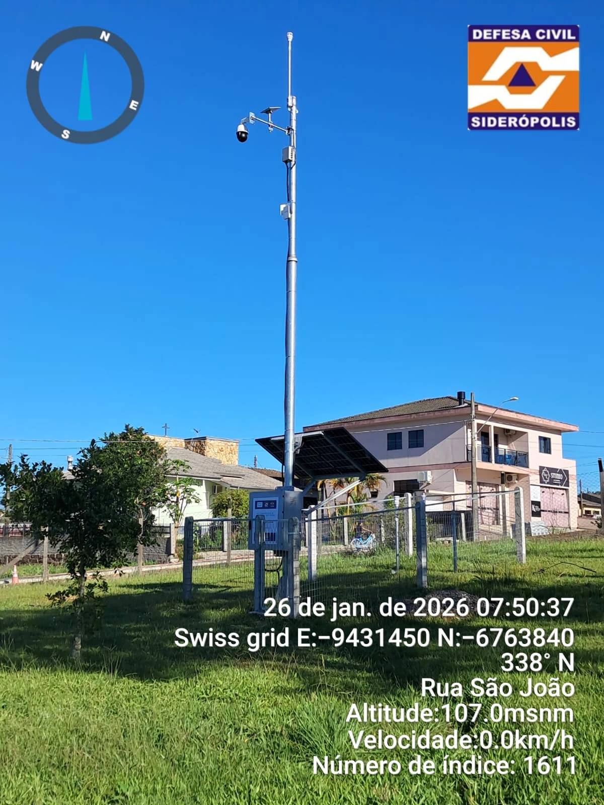 Siderópolis conclui implantação da primeira estação hidrometeorológica urbana — foto 4