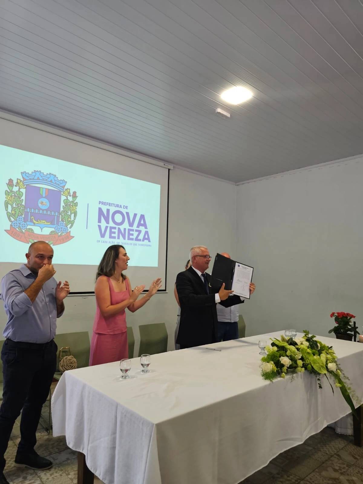 Edésio Spilere assume Prefeitura de Nova Veneza por 14 dias — foto 1