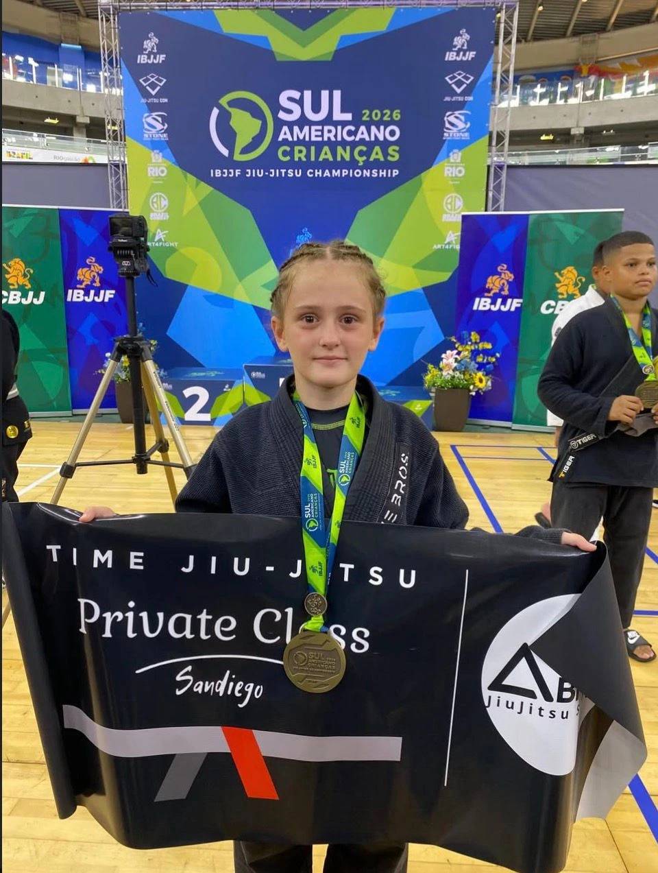 Atleta de Forquilhinha supera diferença de peso e sobe ao pódio em torneio Sul-Americano — foto 1