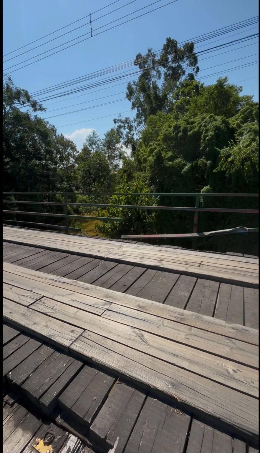 Vereador relata acidente em ponte de madeira e cobra melhorias: 'Estamos muito preocupados' — foto 1