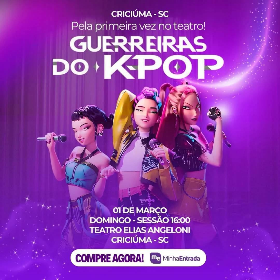 Espetáculo Guerreiras do K-Pop chega ao Teatro Elias Angeloni em março — foto 1